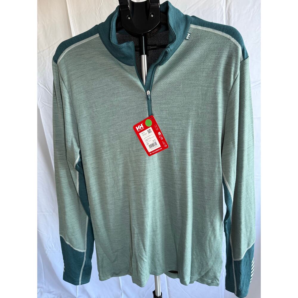 (NWT) Men's Helly Hansen LIFA Merino Midweight 1/2 Zip Size XL